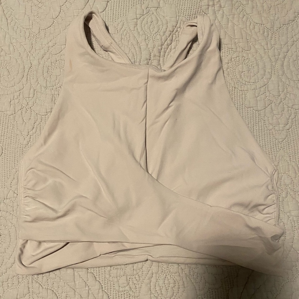 NWOT LULULEMON Always Aligned sports bra in gray/white size 8